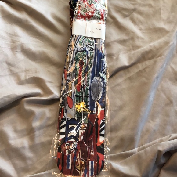 Picasso printed silk neck tie - Picture 1 of 1